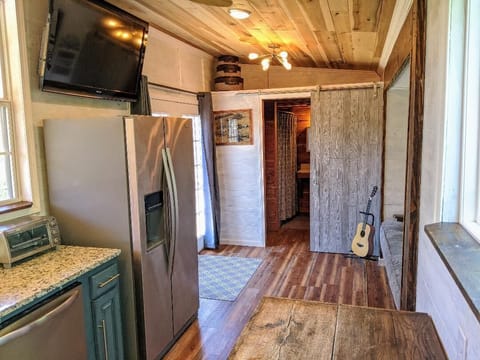 Living room view from the bedroom.