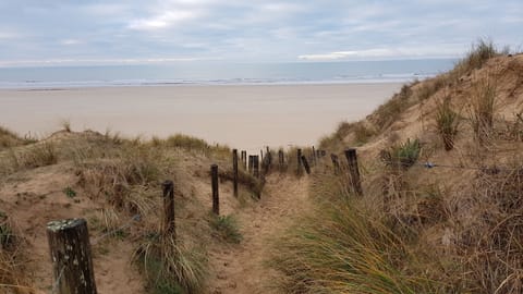 On the beach