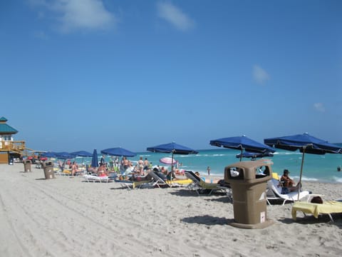 Beach nearby, beach towels