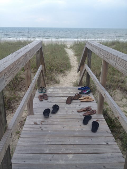 On the beach