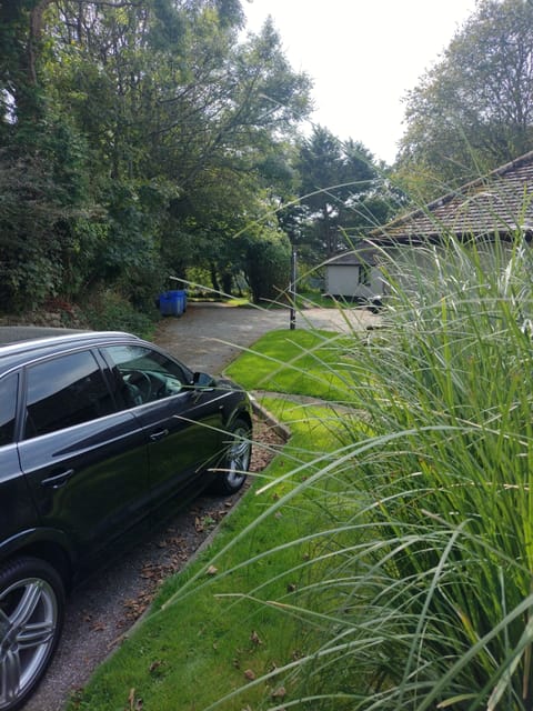 Out the front with parking spot