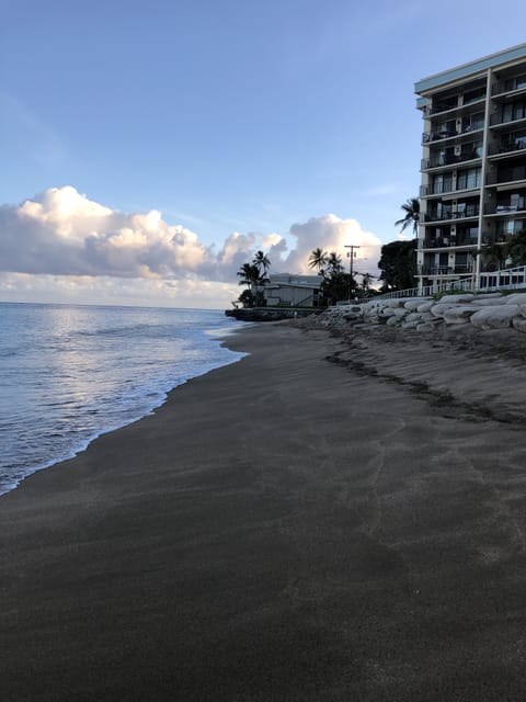 On the beach