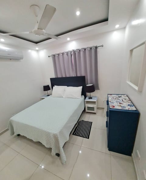 2 bedrooms, in-room safe, iron/ironing board, WiFi