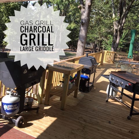 1/2 of deck is open and 1/2 is covered