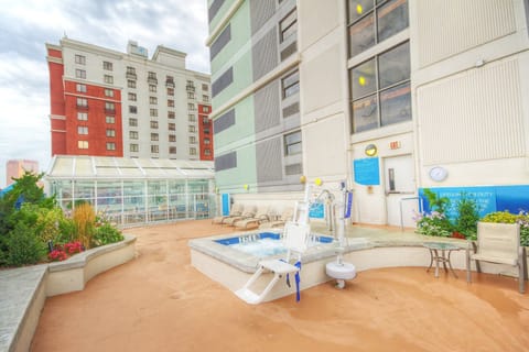 Indoor pool, a heated pool