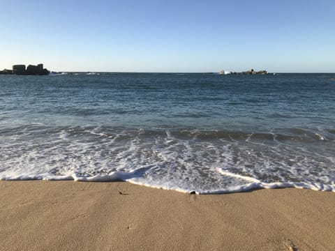 On the beach