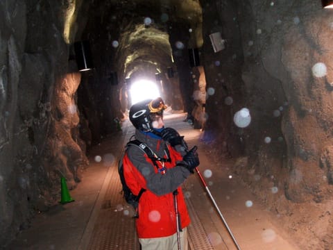 Take the tunnel to the other side of Snowbird called Mineral Basin!
