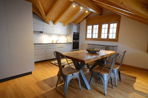 Kitchen and dining area
