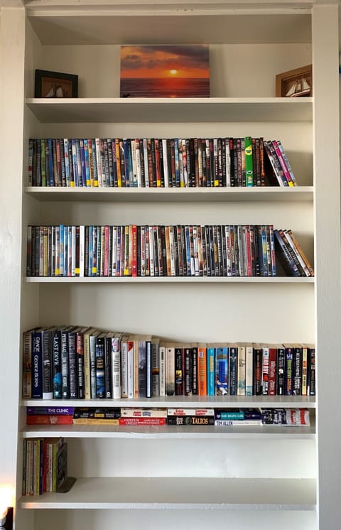 Wide variety of movies and books, including adult and child