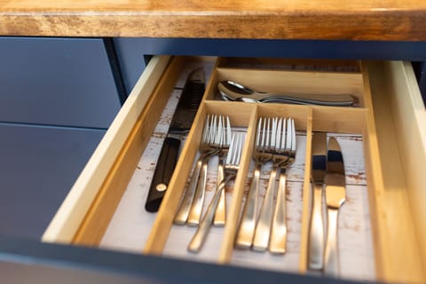 Silverware - we also have dish towels, a cutting board and other misc utensils
