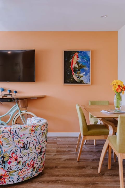 Colorful and Playful Living and Dining Rooms