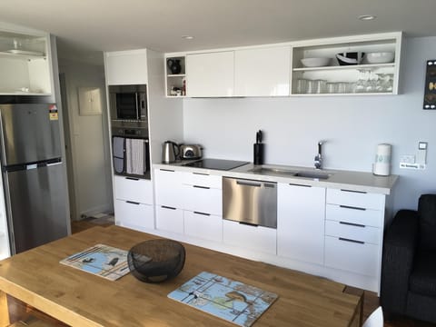 Not large, but very practical kitchen with everything you need