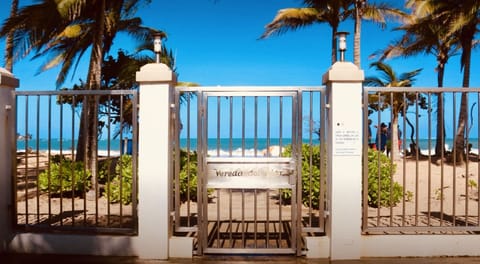 On the beach, sun loungers, beach towels