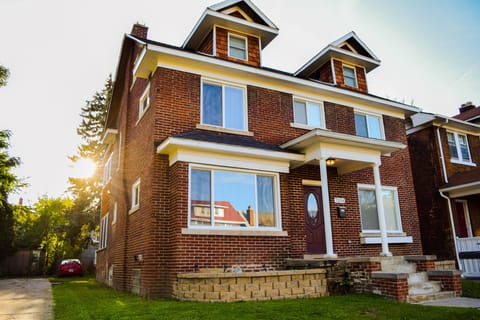 Welcome to The Woodrow! Enter left of the home and park in the driveway