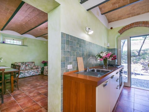 Property, Cabinetry, Furniture, Plant, Building, Countertop, Flowerpot, Houseplant, Wood, Window