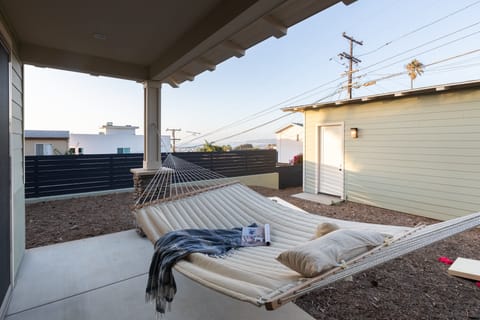 Relax in the hammock with an ocean view.