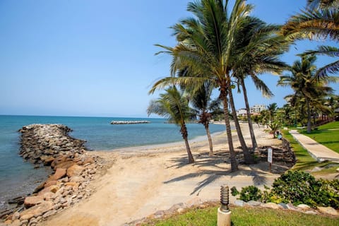 On the beach