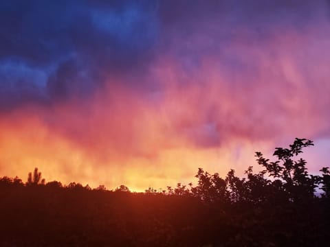 Sunset from our deck