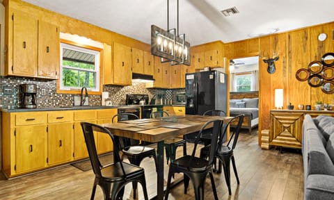 Dining table with seating for 6