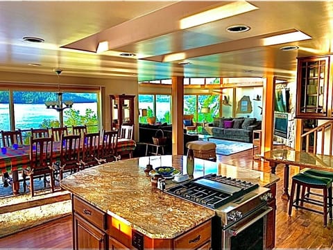 Open floor plan with plenty of room for entertaining guests