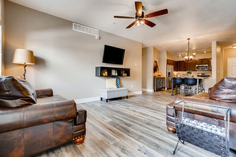 Light bright open floor plan with luxury vinyl flooring