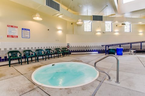 Indoor pool, a heated pool