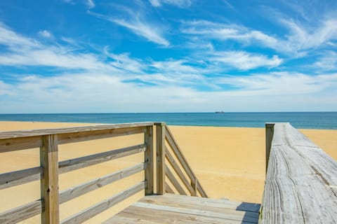 On the beach