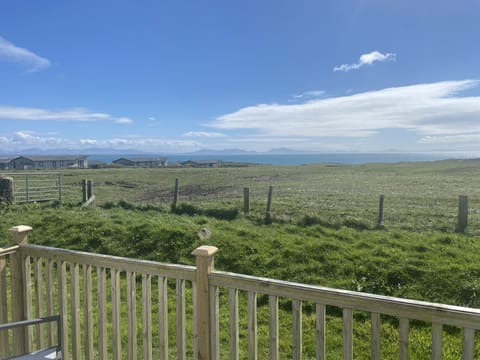View towards Llŷnn Peninsula from the Kitchen Patio
