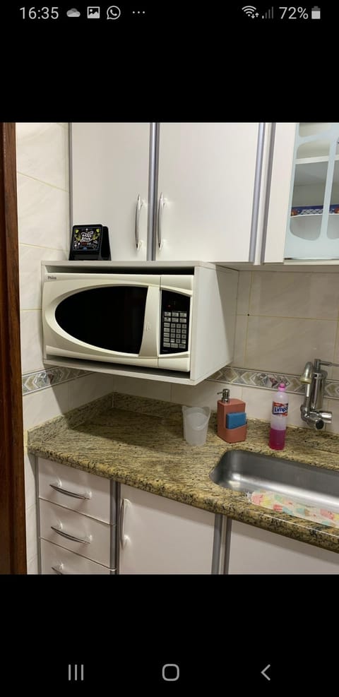 Microwave, coffee/tea maker, cookware/dishes/utensils