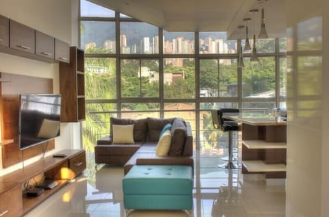Living room, unreal view
