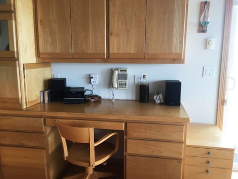 Upstairs workstation