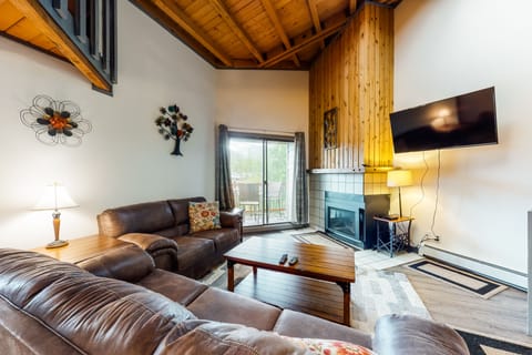 Living area | TV, fireplace, foosball, table tennis