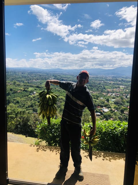 Frances. The most amazing care taker. We have banana trees with very tasty fruit