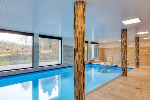 Indoor pool, a heated pool