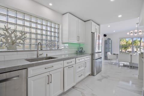 New kitchen completely stocked! Every tool you can imagine.. Full Pantry too!