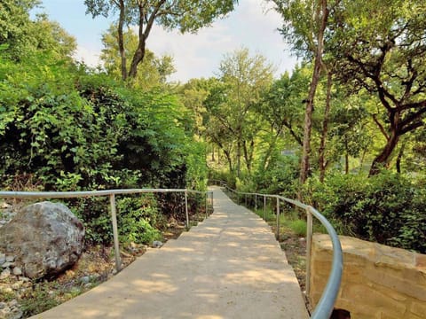 Staircase leading to the Guadalupe River
