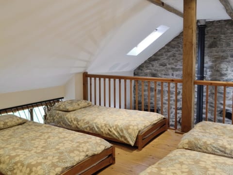 Spacious multi-sleep bedroom | The Hen House - Cwm Clyd, Llandovery