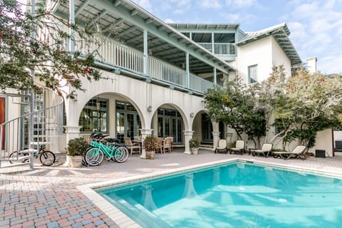 Indoor pool, a heated pool