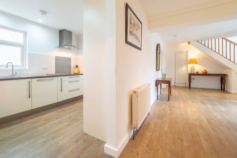 Rozel, St Agnes. Ground floor: Entrance hall leading to kitchen