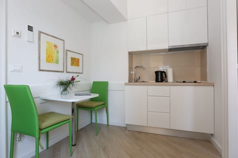 Villa White & Co | Kitchenette in the studio