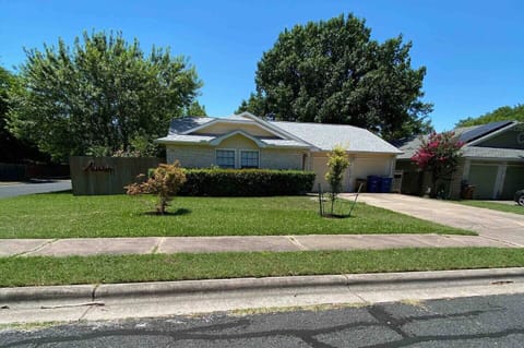 House has a 2 car garage.