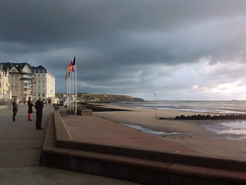 On the beach