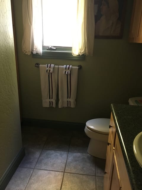 Towels, soap, toilet paper