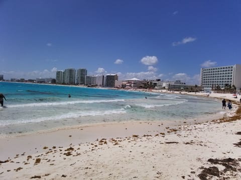 On the beach