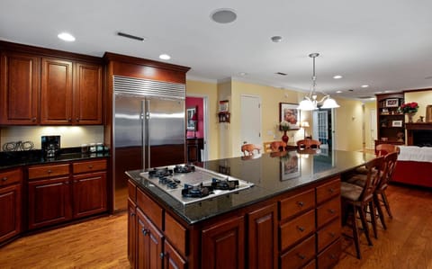 You will feel right at home in this large kitchen.