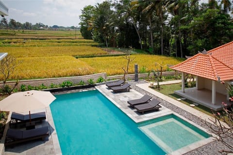 Outdoor pool, an infinity pool