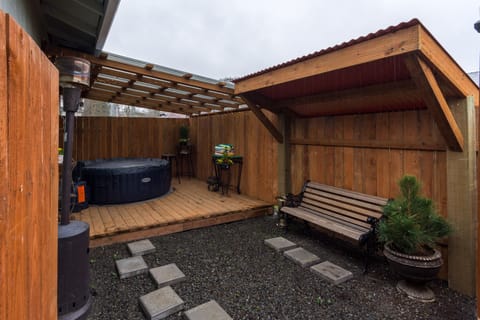 Covered Hot Tub