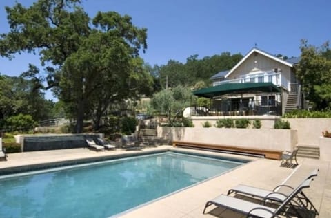 Pool Area View to House 