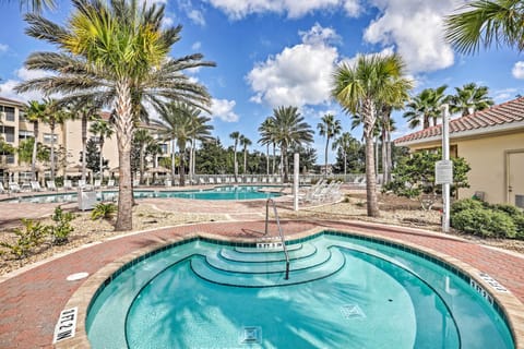 A heated pool, a lap pool