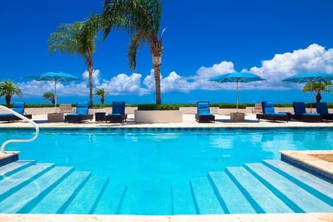 Outdoor pool, a rooftop pool